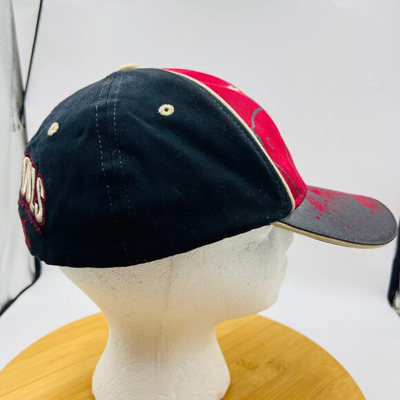 Mac Tools Baseball Cap Embroidered Hat Build & Destroy Black Red Bird Graphic - Picture 3 of 8